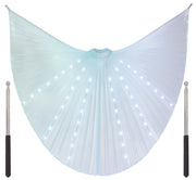 LED Flügel für Damen 140 cm mit Stäben, Bild 3