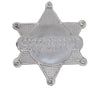 GP17184 – Cowboy Sheriff Abzeichen Kinder Western Abenteuer – Farbe: Silber