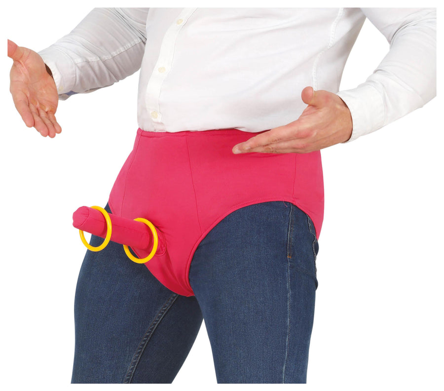 Ringwurf Unterhose für Herren pink JGA
