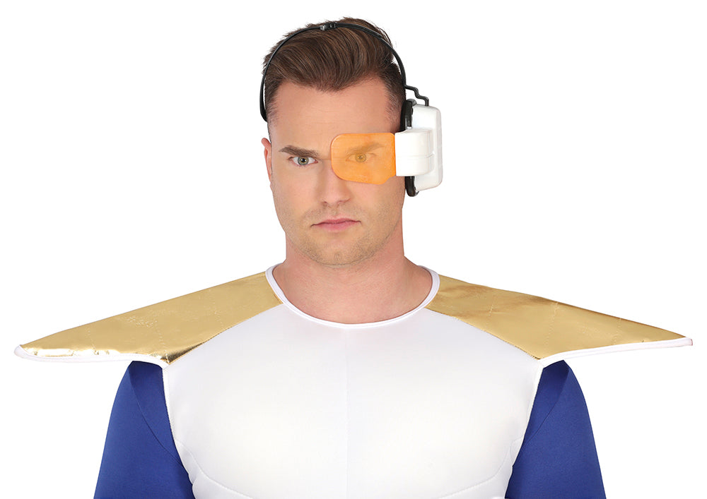 GP17195 – Militär Cosplay Brille Galaktischer – Farbe: Weiß