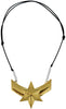 GP17199 – Superheld Abenteuerfigur Stern Halskette – Farbe: Gold