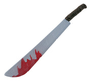 Horror Machete für Erwachsene 76 cm mit Blut, Bild 2