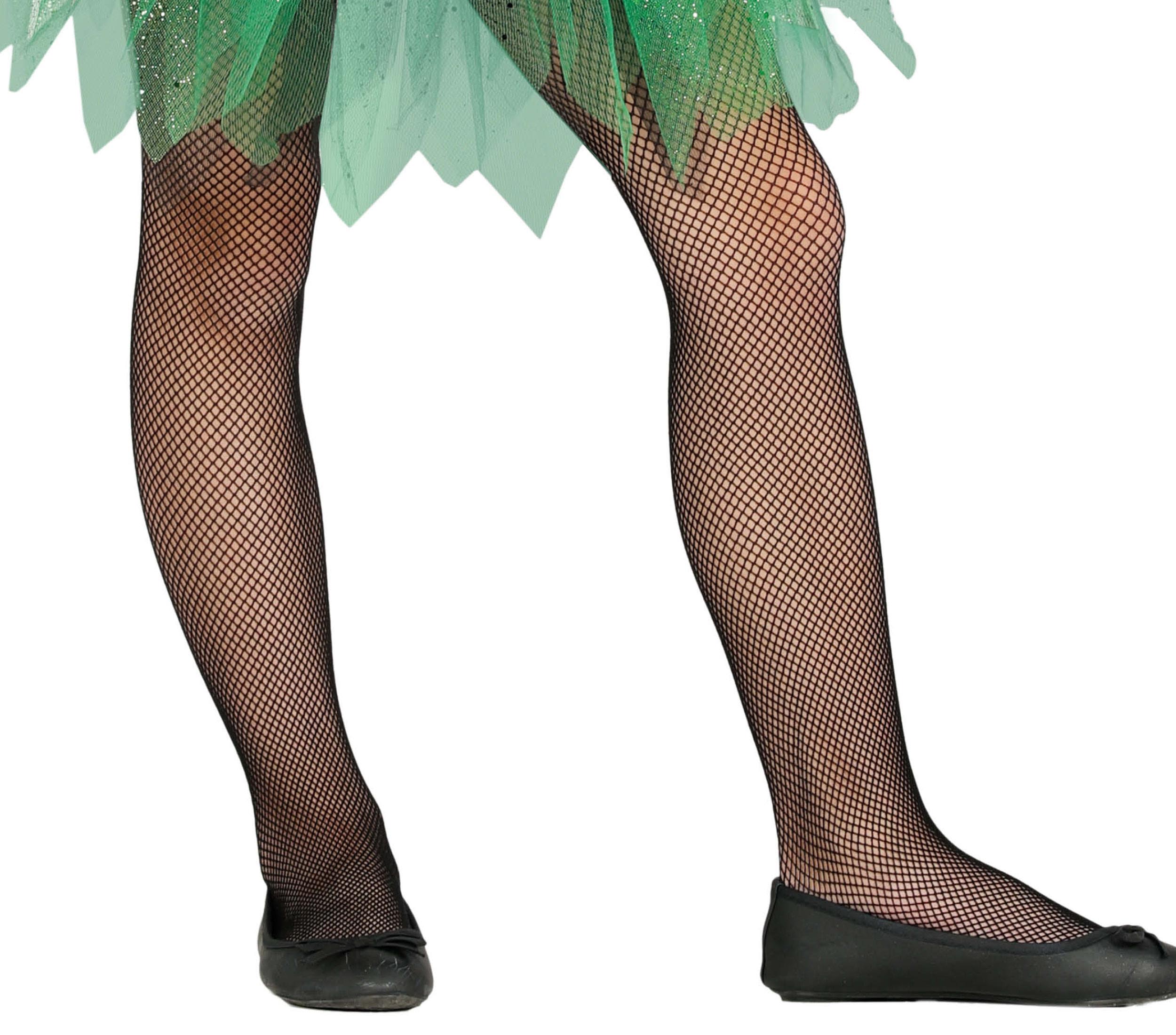 GP17144 – 20S Glamour Netzstrumpfhose Halloween – Größe: 3 - 6 Jahre – Farbe: Schwarz