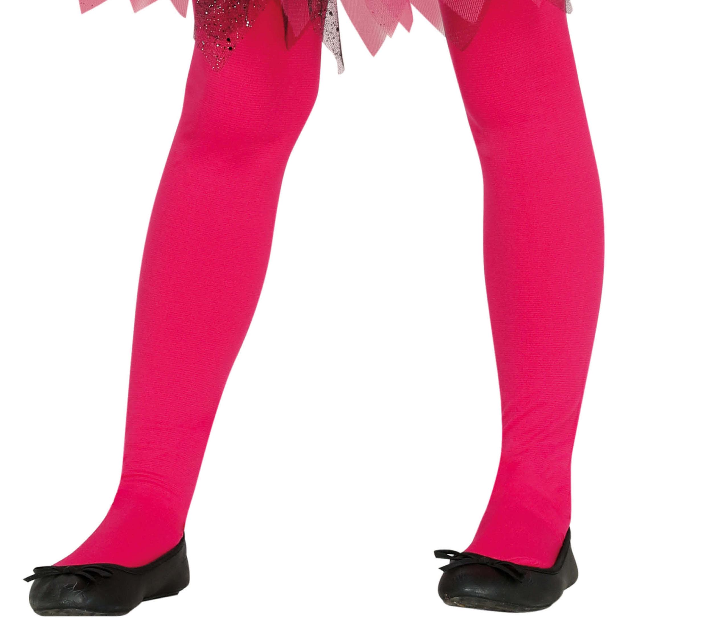 GP17214 – Halloween Pink Strumpfhosen Kostüm – Größe: 3 - 6 Jahre – Farbe: Pink