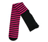 GP17219 – Abenteuerfigur Strumpfhose Mit Rot Schwarz Streifen – Größe: 3 - 6 Jahre – Farbe: Pink
