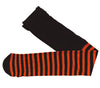 GP17221 – Hexe Halloween Strumpfhose Farbenfrohes Streifenmuster – Größe: 3 - 6 Jahre – Farbe: Orange