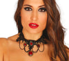GP17224 – Prinzessin Halloween Halskette Elegant – Farbe: Schwarz