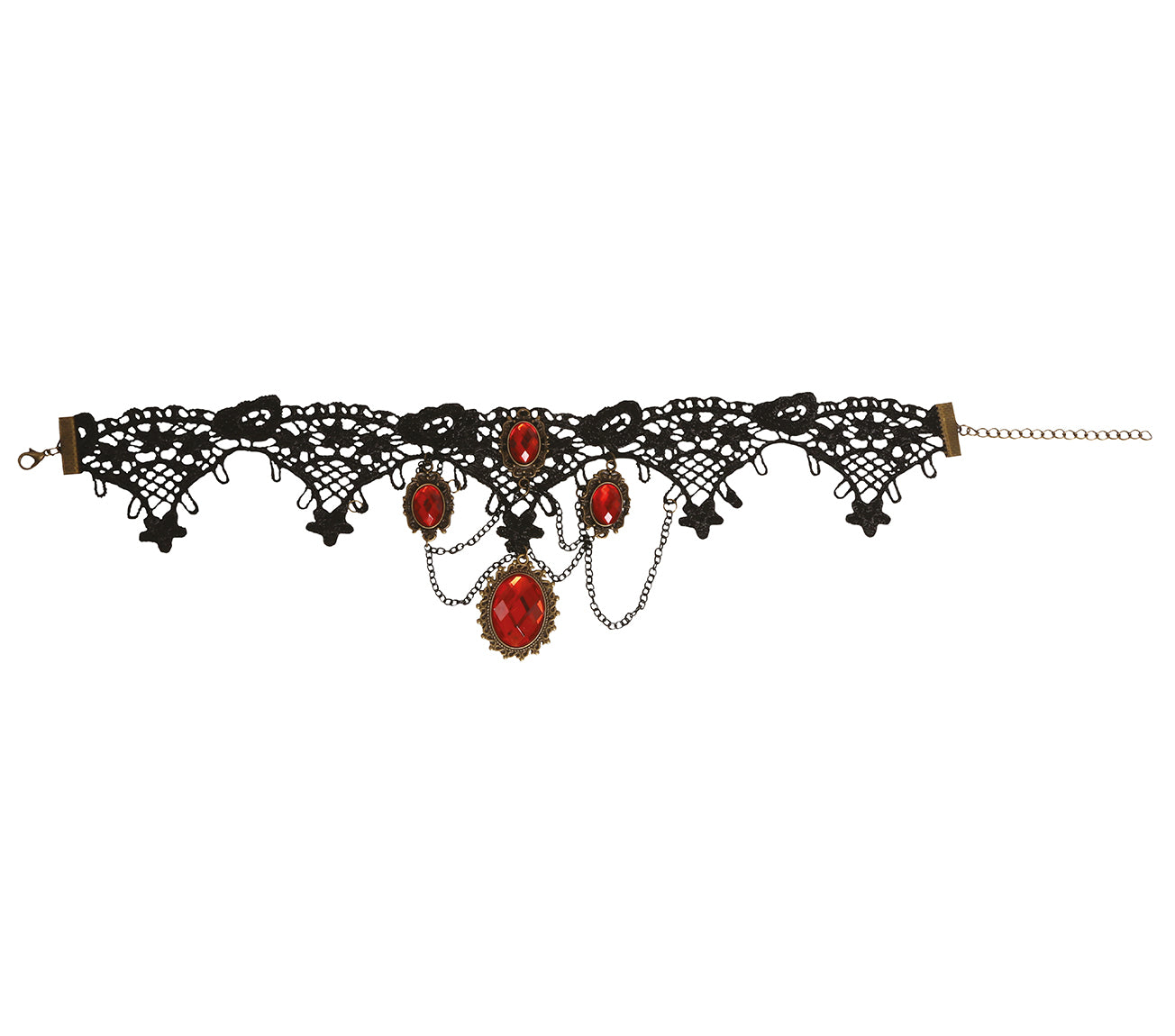 GP17224 – Prinzessin Halloween Halskette Elegant – Farbe: Schwarz