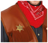 GP17237 – Cowboy Sheriff Badge Western Kostüm – Farbe: Gold