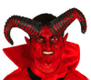 GP17251 – Dämon Hörner Halloween Kostüm Rot – Farbe: Schwarz