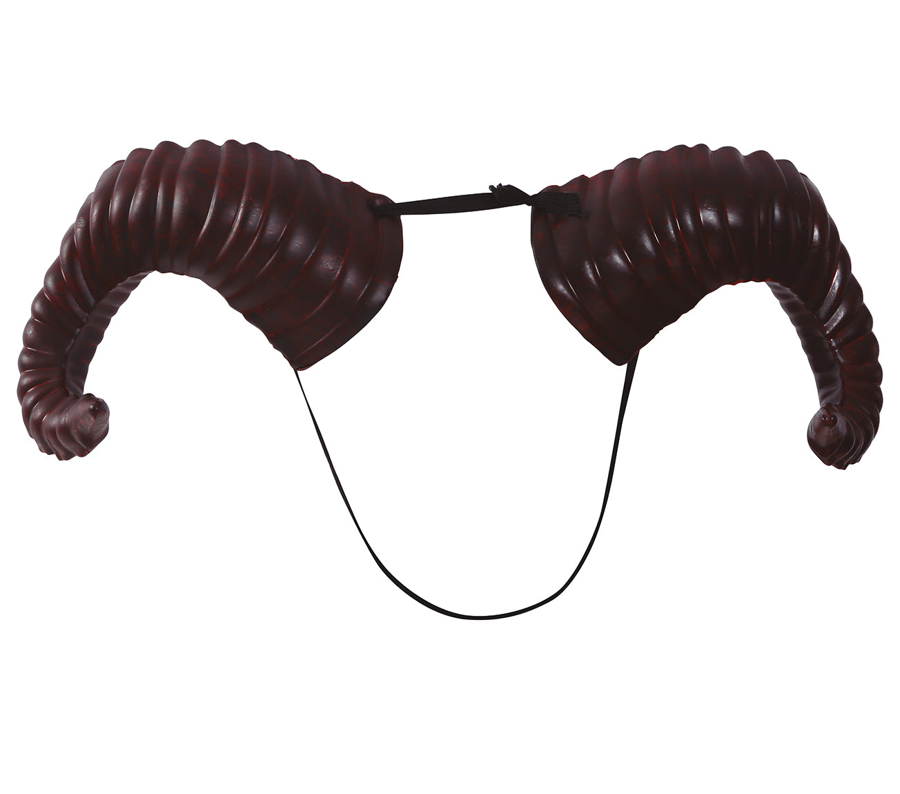 GP17251 – Dämon Hörner Halloween Kostüm Rot – Farbe: Schwarz