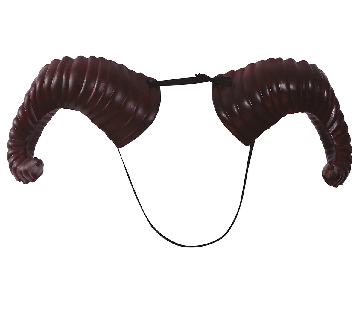 GP17251 – Dämon Hörner Halloween Kostüm Rot – Farbe: Schwarz