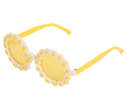 Hippie Brille für Damen mit Gänseblümchen, Bild 5