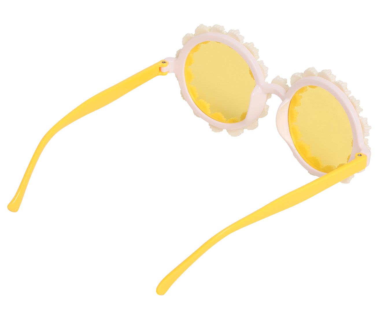 GP17272 – Hippie Blumenbrille Gänseblümchen – Farbe: Weiß