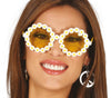 GP17272 – Hippie Blumenbrille Gänseblümchen – Farbe: Weiß
