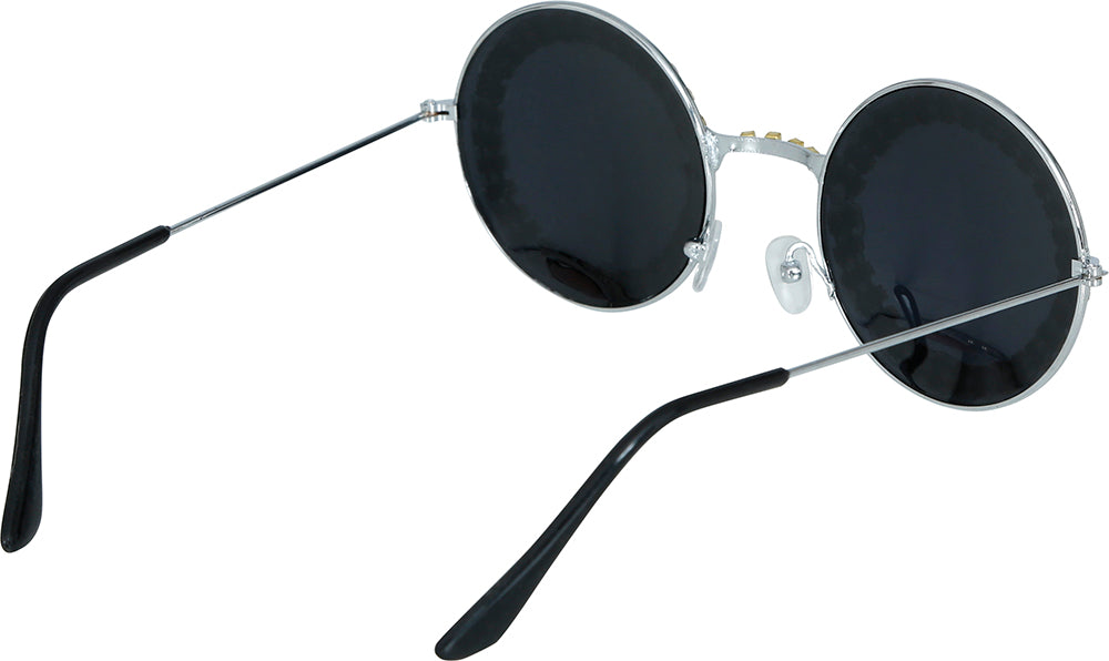 GP17273 – Hippie Brillen 60s Retro Runde – Farbe: Schwarz