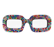 Glitzer Pop Brille für Erwachsene bunt, Bild 3