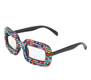 Glitzer Pop Brille für Erwachsene bunt, Bild 5