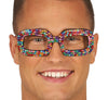 GP17275 – 70s Fun Brille Karneval – Farbe: Mehrfarbig