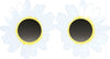 GP17278 – Hippie 60s Blumenbrille Karneval – Größe: Standard