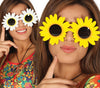 GP17278 – Hippie 60s Blumenbrille Karneval – Größe: Standard