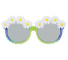 GP17279 – Hippie Sonnenbrille 60s Blumenmode – Farbe: Grün