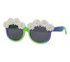 GP17279 – Hippie Sonnenbrille 60s Blumenmode – Farbe: Grün