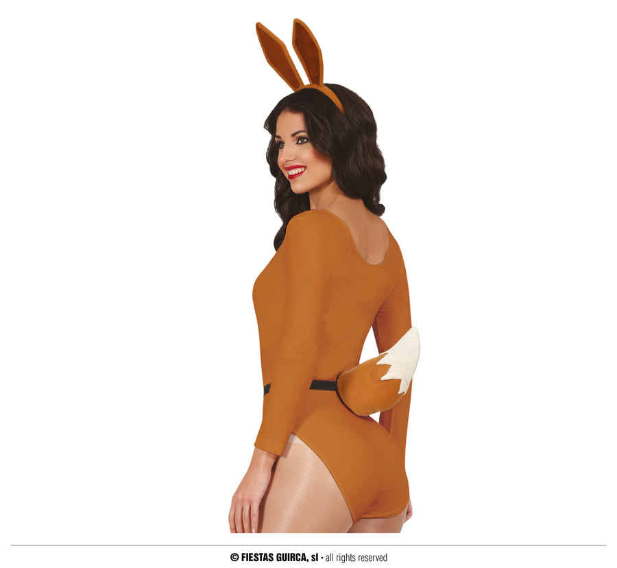 Fuchs Set für Damen Haarreif und Schwanz