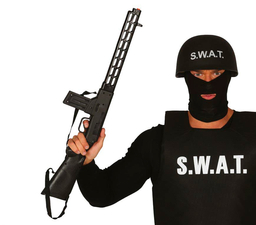 GP17288 – Polizei Karnevalswaffe Sturmgewehr – Farbe: Schwarz