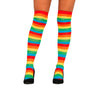 GP17330 – Clown Karneval Bunte Overknee Strümpfe – Farbe: Mehrfarbig