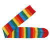 GP17330 – Clown Karneval Bunte Overknee Strümpfe – Farbe: Mehrfarbig