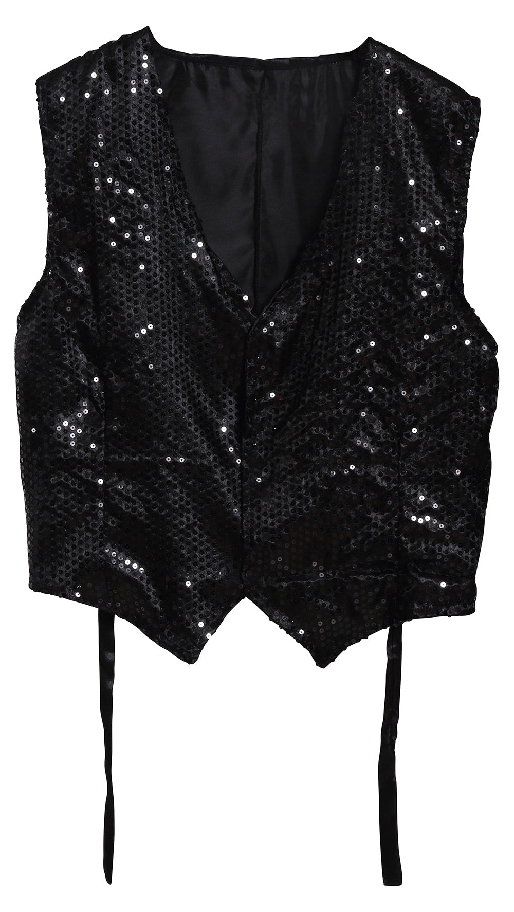 GP17351 – Pailletten Glanzweste Karnevalsliebling – Farbe: Schwarz