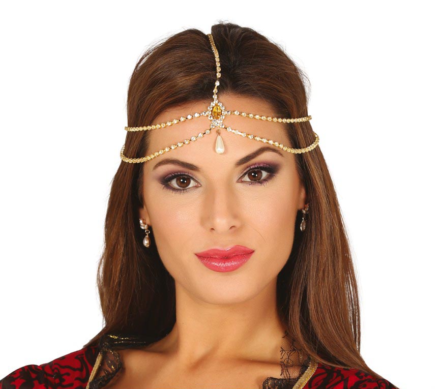 GP17384 – Prinzessin Mittelalter Krone Kopfstück – Farbe: Gold