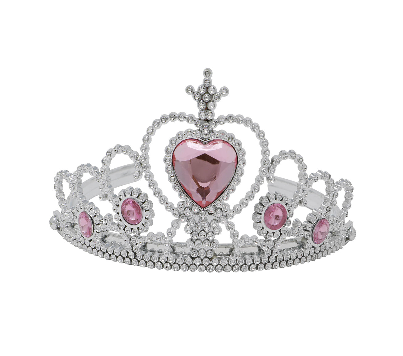 GP17410 – Prinzessin Krone Mittelalter Rosa Timeless – Farbe: Silber