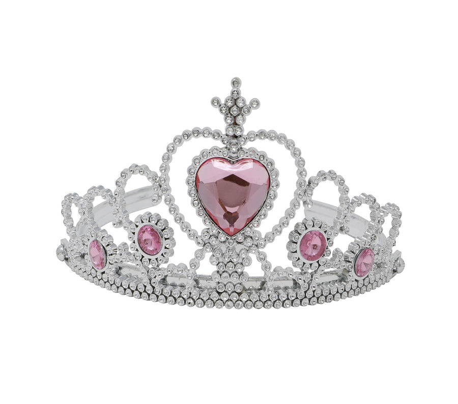 GP17410 – Prinzessin Krone Mittelalter Rosa Timeless – Farbe: Silber, Ansicht 2