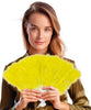 GP18113 – 20s Federfächer Gelb Accessoire Party – Farbe: Gelb