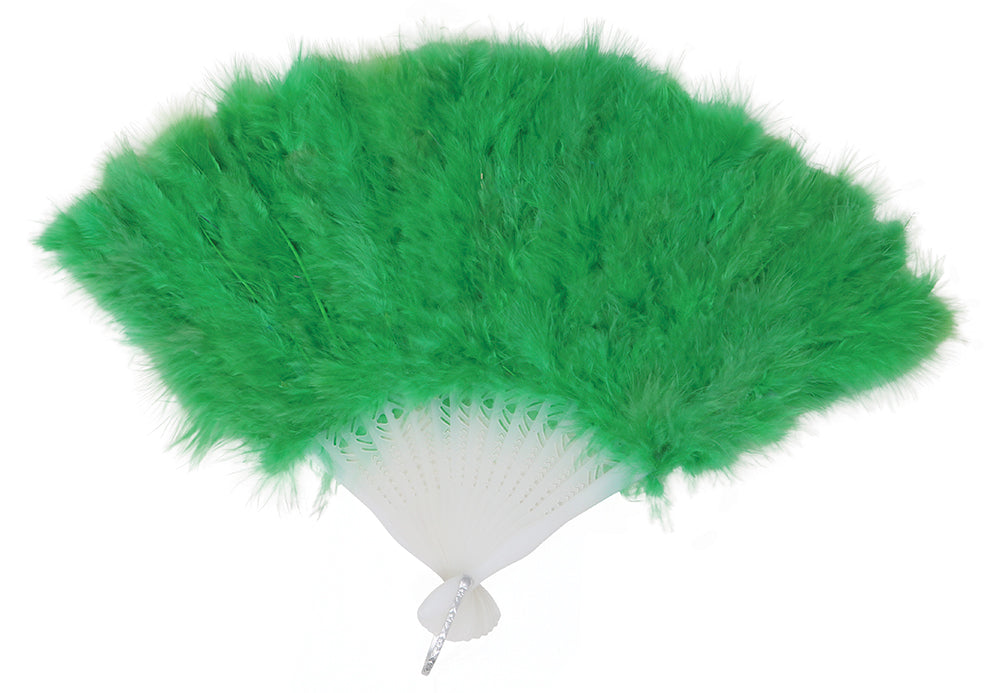 GP18113 – 20s Federfächer Gelb Accessoire Party – Farbe: Grün