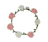 GP17489 – Prinzessin Blumen Haarkranz Karneval – Farbe: Pink