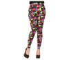 GP17549 – 80s Retro Leggings Vintage Look – Größe: 38 - 40 (M) – Farbe: Mehrfarbig