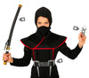 GP17604 – Ninja Kostüm Set Mit Samurai Schwert – Farbe: Schwarz