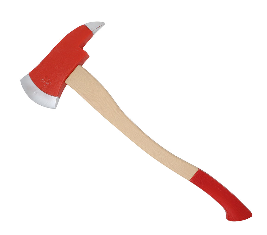 GP17617 – Feuerwehrmann Karneval Axt Accessoire – Farbe: Braun, Ansicht 2