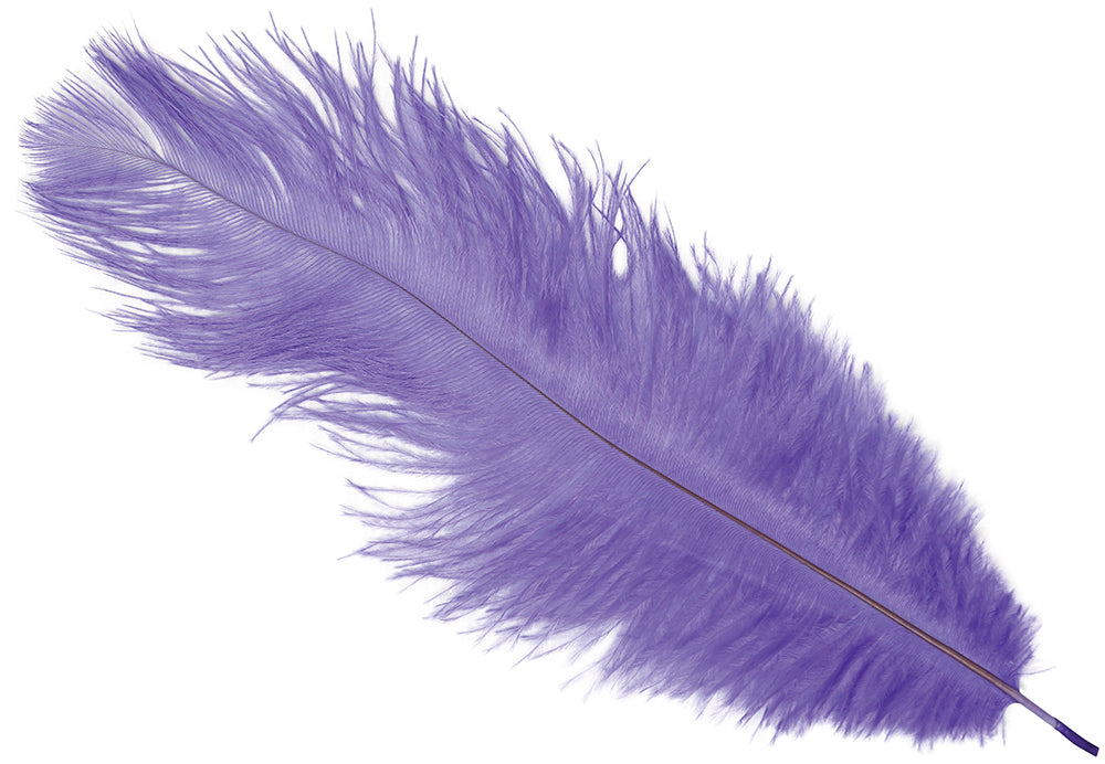 GP17643 – 20S Gelbe Deko Feder Karneval Fasching – Farbe: Lila