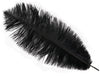 GP17643 – 20S Gelbe Deko Feder Karneval Fasching – Farbe: Schwarz