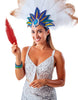 GP17664 – 20s Karneval Straußfedern Dekoration – Farbe: Rot