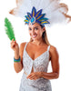 GP17664 – 20s Karneval Straußfedern Dekoration – Farbe: Grün
