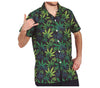 GP17785 – Rastafarian Marihuana Kurzarmhemd – Größe: 52 - 54 (L) – Farbe: Grün