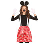 GP17783 – Maus Kostüm Karneval Set Stirnband – Farbe: Schwarz