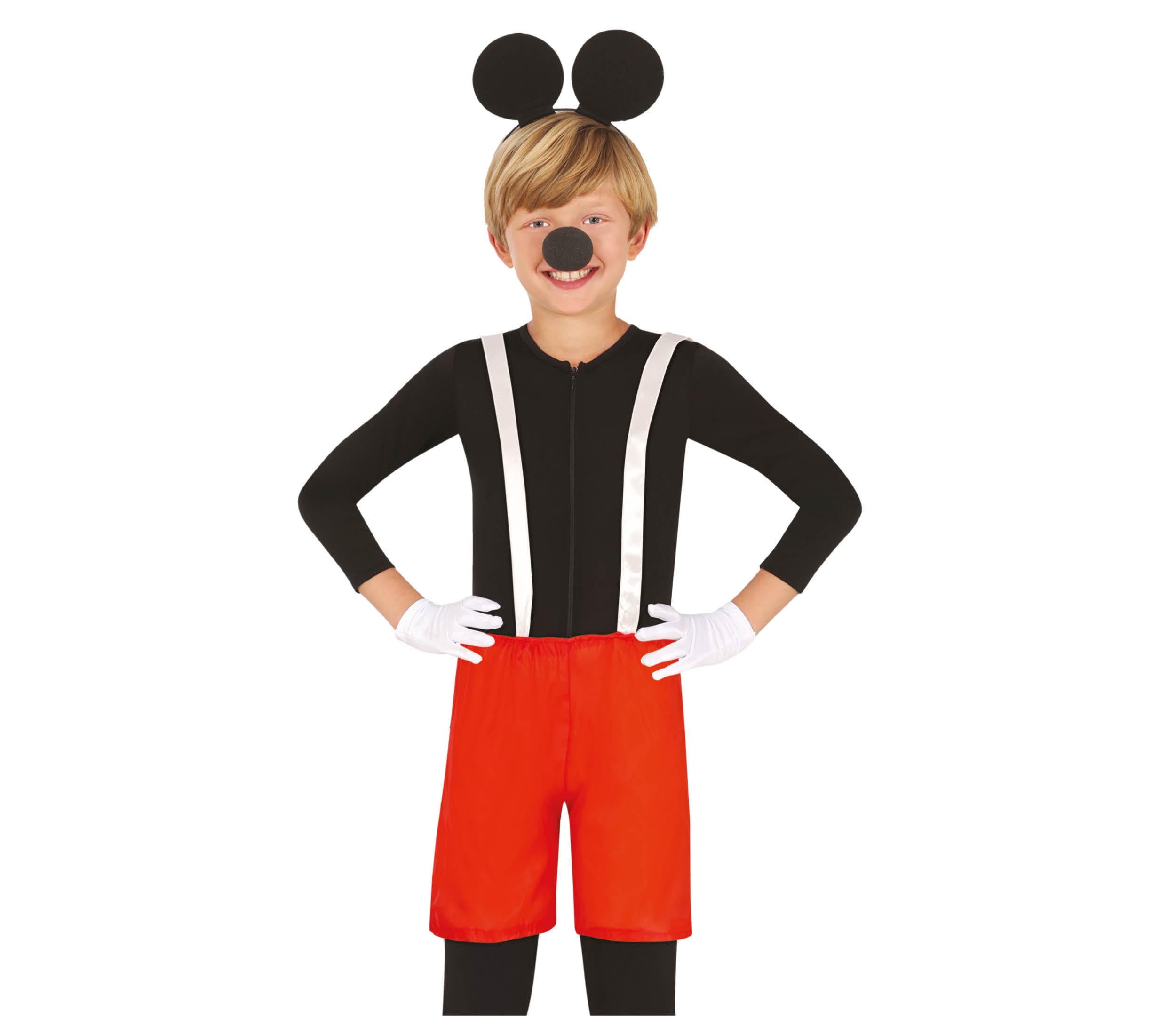 GP17784 – Maus Kostüm Kinder Karneval Set – Farbe: Schwarz