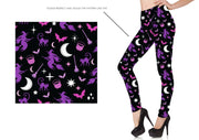 Hexenzauber Leggings Halloween Mystik, Bild 1
