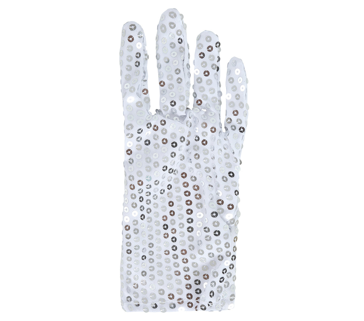 GP17866 – Pailletten Glitzer Handschuhe Karneval – Farbe: Silber